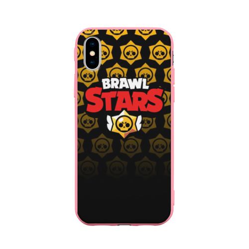 Чехол для iPhone X матовый BRAWL STARS