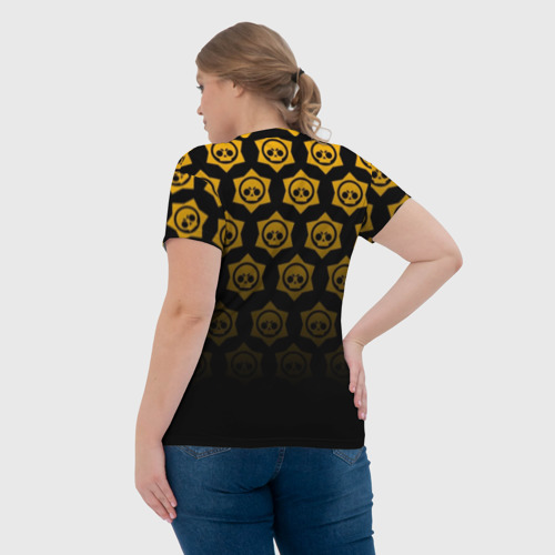 Женская футболка 3D BRAWL STARS, цвет 3D печать - фото 7