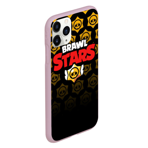 Чехол для iPhone 11 Pro матовый BRAWL STARS, цвет розовый - фото 3