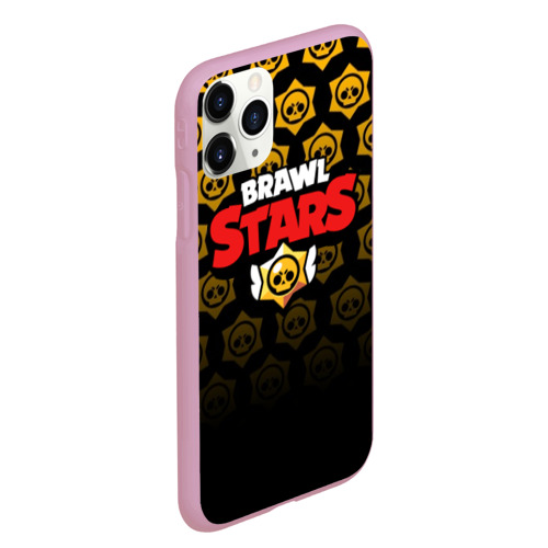 Чехол для iPhone 11 Pro Max матовый BRAWL STARS, цвет розовый - фото 3