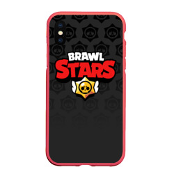 Чехол для iPhone XS Max матовый Brawl Stars