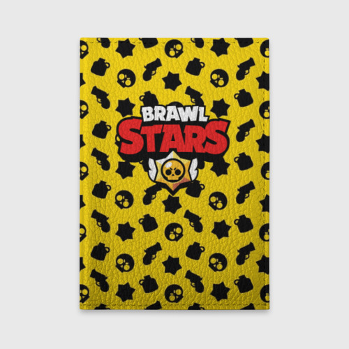 Обложка для автодокументов BRAWL STARS, цвет голубой