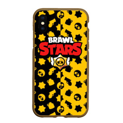 Чехол для iPhone XS Max матовый Brawl Stars