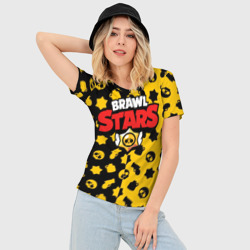 Женская футболка 3D Slim Brawl Stars - фото 2