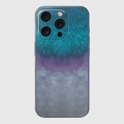 Чехол для iPhone 15 Pro Max силиконовый с защитой камеры Голубь