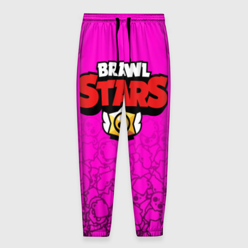 Мужские брюки 3D с принтом BRAWL STARS, вид спереди #2