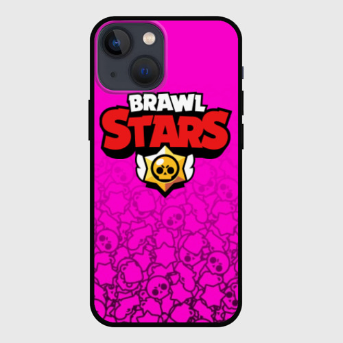 Чехол для iPhone 13 mini с принтом Brawl Stars, вид спереди #2