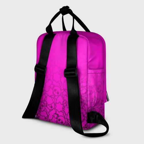 Женский рюкзак 3D с принтом BRAWL STARS, вид сзади #1