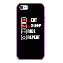 Чехол для iPhone 5/5S матовый Ride black