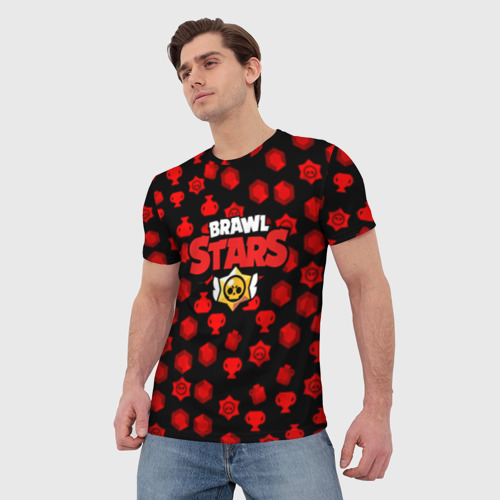 Мужская футболка 3D Brawl Stars, цвет 3D печать - фото 3