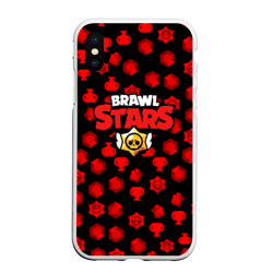 Чехол для iPhone XS Max матовый Brawl Stars