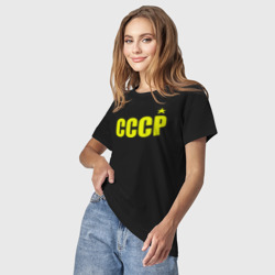 Светящаяся женская футболка СССР - фото 2