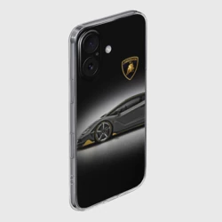 Чехол для iPhone 16 силиконовый с защитой камеры Lambo - фото 2