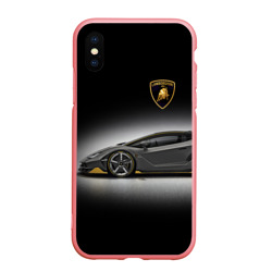 Чехол для iPhone XS Max матовый Lambo