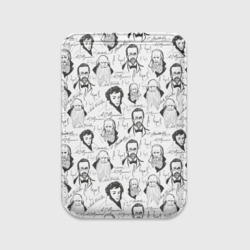 Картхолдер Magsafe магнитный Великие писатели-классики