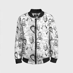 Детский бомбер 3D Великие писатели-классики