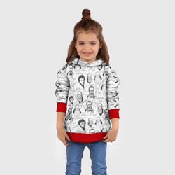 Детская толстовка 3D Великие писатели-классики - фото 2