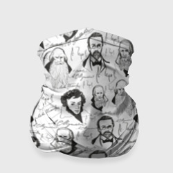 Бандана-труба 3D Великие писатели-классики