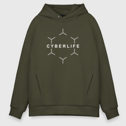 Мужское худи Oversize хлопок Cyberlife