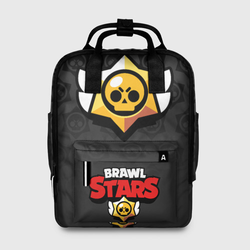 Женский рюкзак 3D с принтом BRAWL STARS | БРАВЛ СТАРС, вид спереди #2