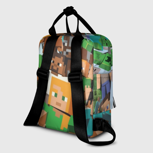 Женский рюкзак 3D Minecraft - фото 5