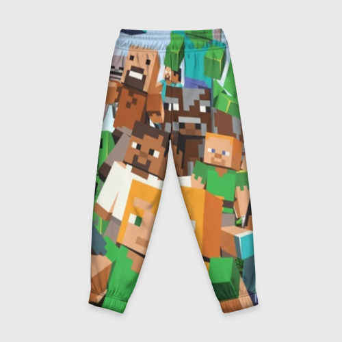 Детские брюки 3D Minecraft, цвет 3D печать - фото 2