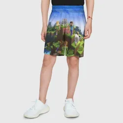 Детские спортивные шорты 3D Minecraft - фото 4