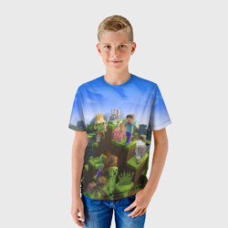 Детская футболка 3D Minecraft - фото 2