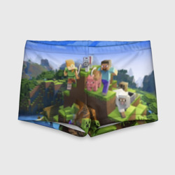 Детские купальные плавки 3D Minecraft