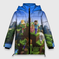 Женская зимняя куртка Oversize Minecraft