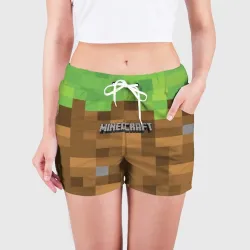 Женские шорты 3D Minecraft - фото 2