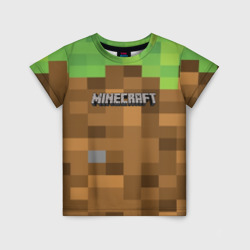 Minecraft – Детская футболка 3D с принтом купить со скидкой в -33%
