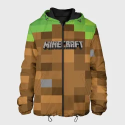 Мужская куртка 3D Minecraft