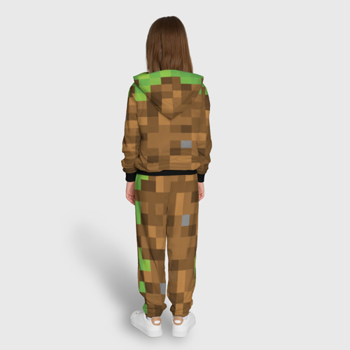 Детский костюм 3D Minecraft, цвет черный - фото 6