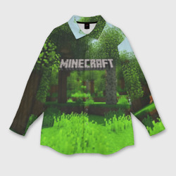 Мужская рубашка oversize 3D Minecraft