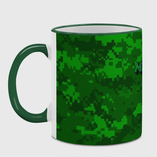 Кружка с полной запечаткой MINECRAFT PIXEL, цвет Кант зеленый - фото 2