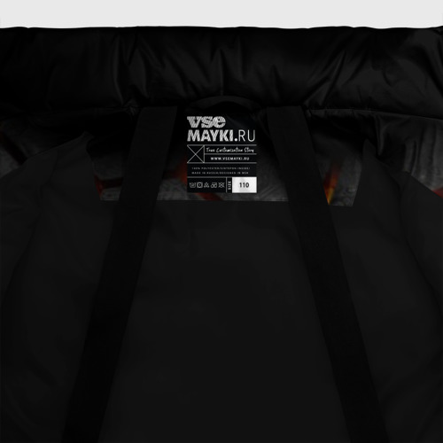Зимняя куртка для девочек 3D Brawl Stars Hex, цвет черный - фото 7
