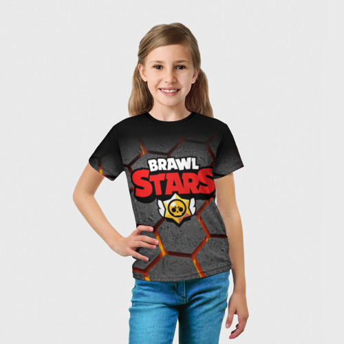 Детская футболка 3D Brawl Stars Hex - фото 5