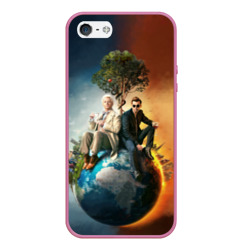 Чехол для iPhone 5/5S матовый Good Omens