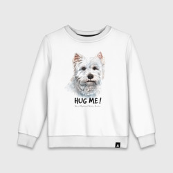 Детский свитшот хлопок Вест-хайленд-уайт-терьер - обними