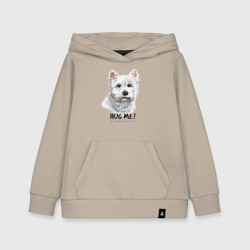 Детская толстовка хлопок Вест-хайленд-уайт-терьер - обними