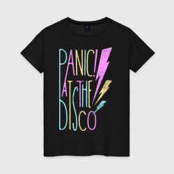 Женская футболка хлопок Panic! At the Disco