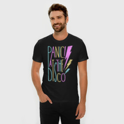 Мужская футболка хлопок Slim Panic! At the Disco - фото 2