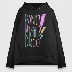 Женское худи Oversize хлопок Panic! At the Disco