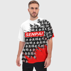 Мужская футболка oversize 3D Senpai - фото 2