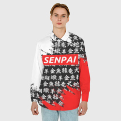 Мужская рубашка oversize 3D Senpai - фото 2