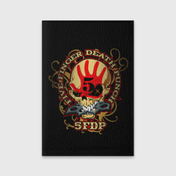 Обложка для паспорта матовая кожа Five Finger Death Punch