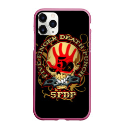 Чехол для iPhone 11 Pro Max матовый Five Finger Death Punch