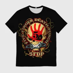 Мужская футболка 3D Five Finger Death Punch