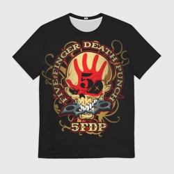 Мужская футболка 3D Five Finger Death Punch
